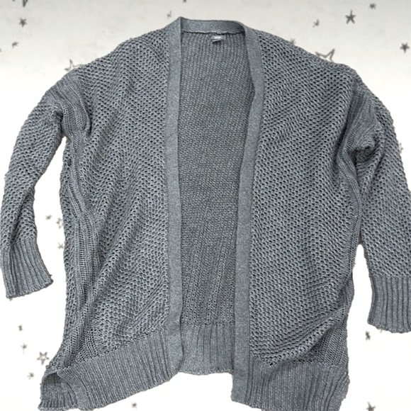 aerie Sweaters - NEW Aerie Gray Cozy Oversized Knit Cardigan: Size M